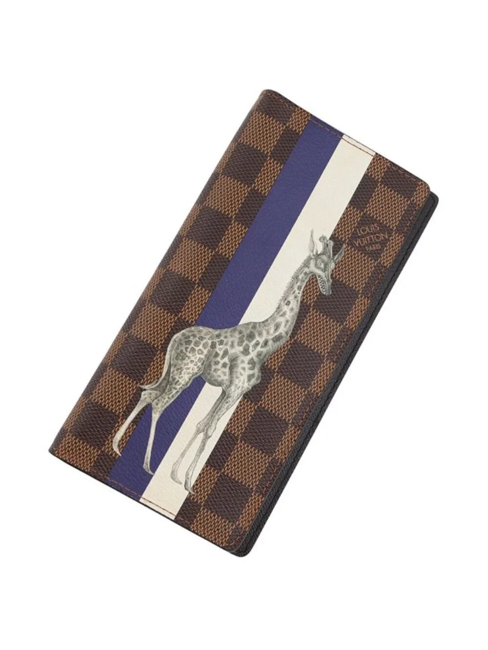 Louis Vuitton Wallet Damier Savannah Portefeuille Brazza
